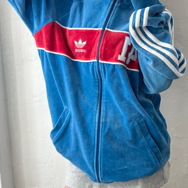 Adidas 90’s 아디다스 블루컬러 테리 트랙탑