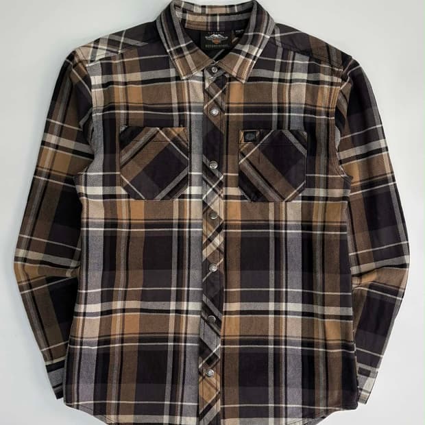 [S] 할리데이비슨 플레이드 헤비 셔츠