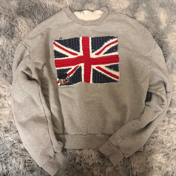 Gone is back 유니언잭 맨투맨 