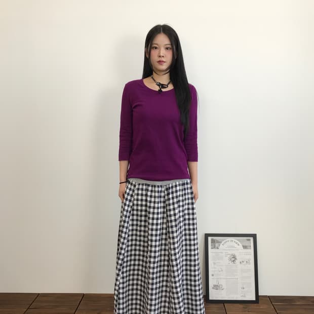 Uniqlo Purple Long Sleeve T-Shirts