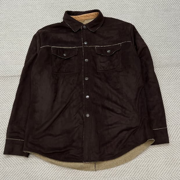 타미힐피거 스웨이드 자켓 r2691