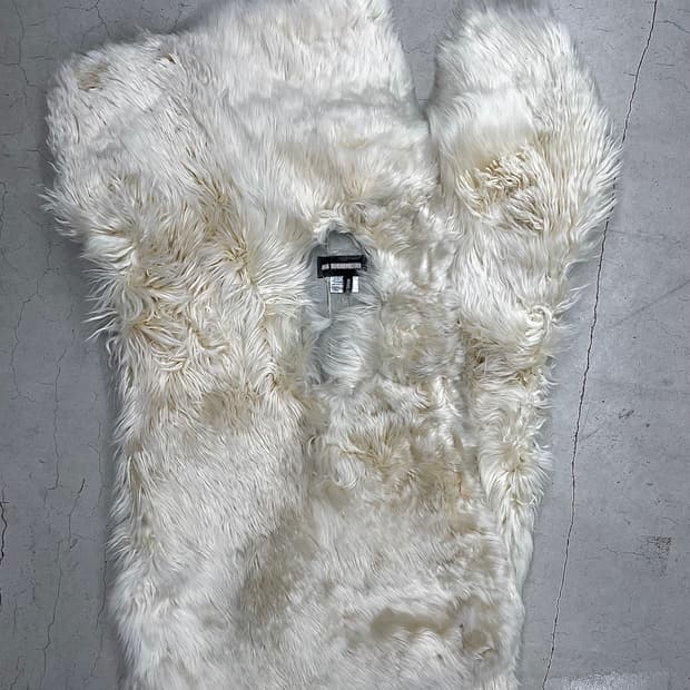Ann demeulemeester 05FW Llamar fur vest