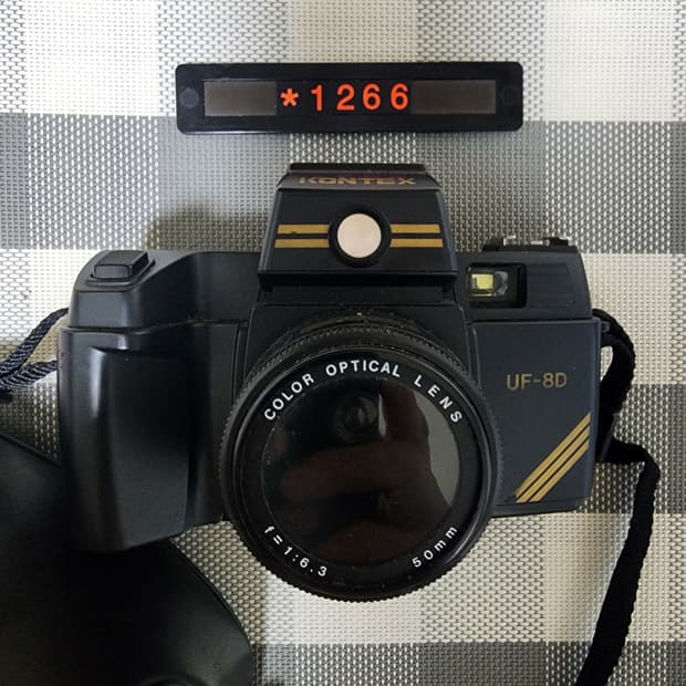 콘텍스 UF-8D 토이 필름카메라 케이스포함