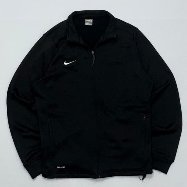 Nike 나이키 오버핏 올블랙 트랙탑 져지