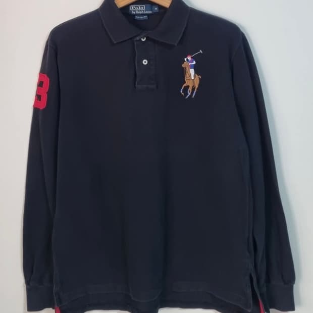 정품 폴로랄프로렌 빅포니 카라 롱슬리브