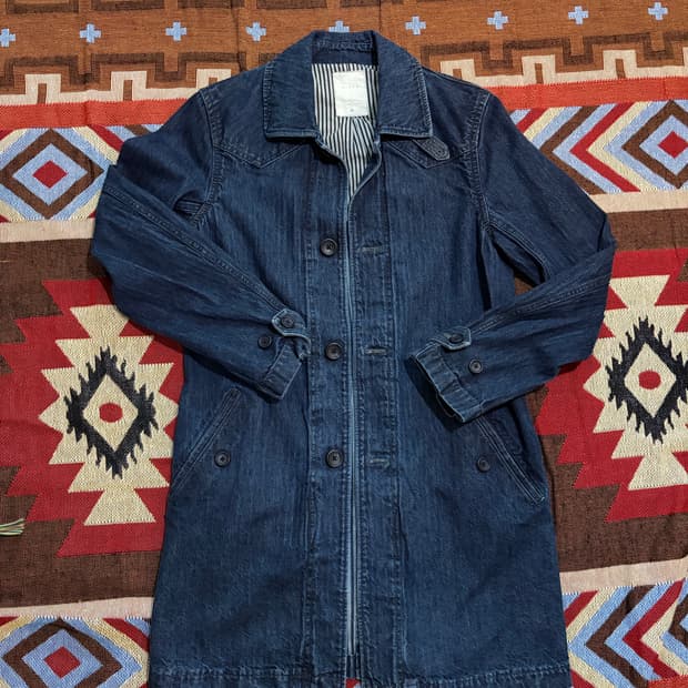 55) 재팬 빈티지 여성 데님 웨스턴 코트