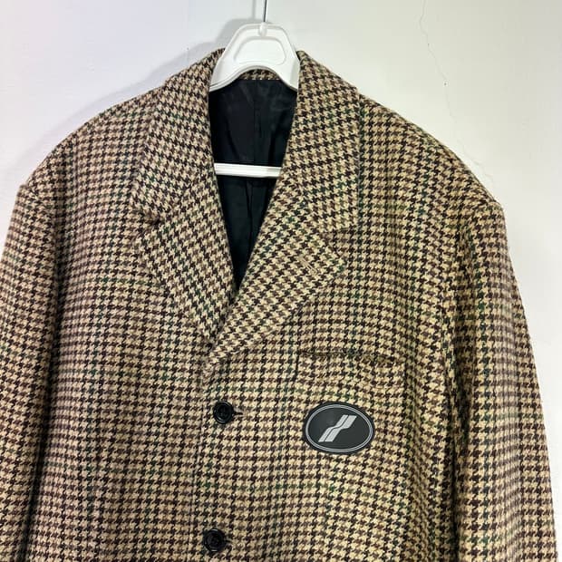 S 95 WE11DONE 웰던 하운드투스 체크 블레이저