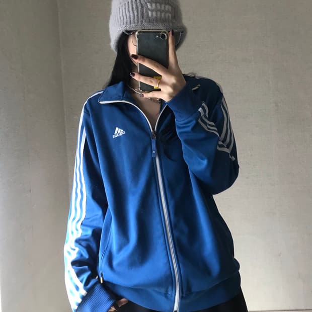 아디다스 뮤트블루 져지