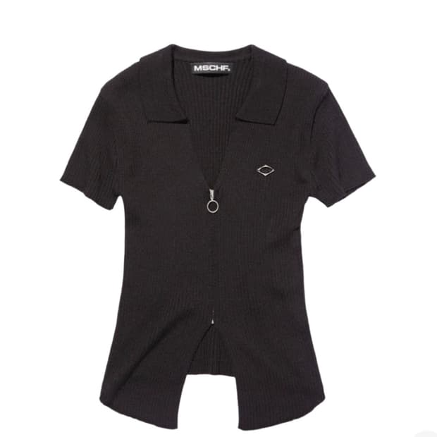 미스치프 니티드 투톤 숏슬리브 S