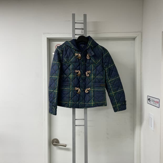 폴로 랄프로렌 타탄 체크 퀄팅 자켓 L12-14(W)