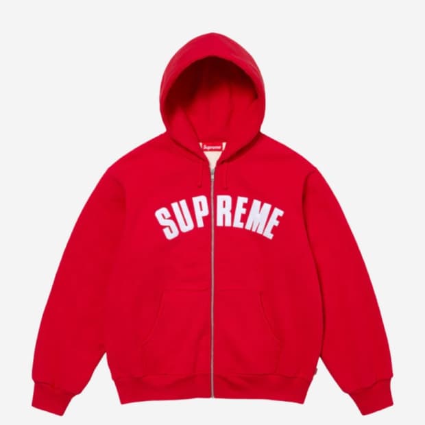 슈프림 써멀 후드집업 xl