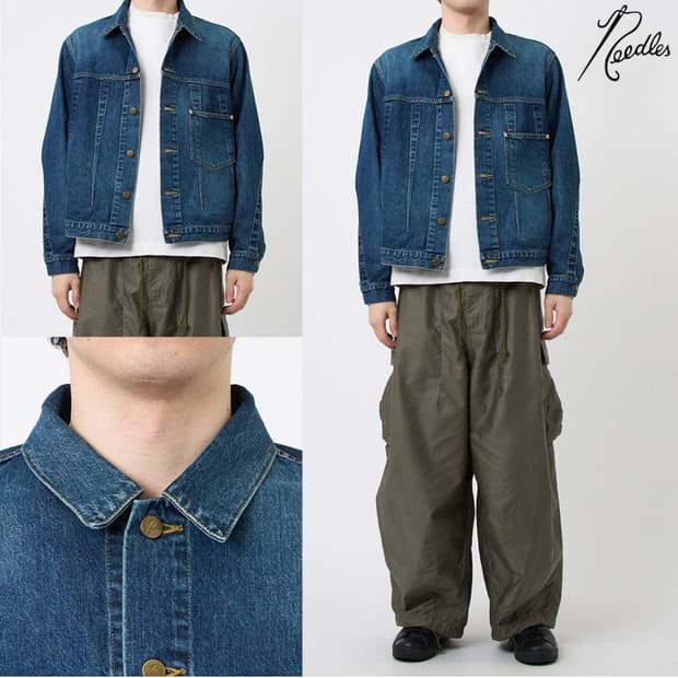 니들스 다트 데님자켓