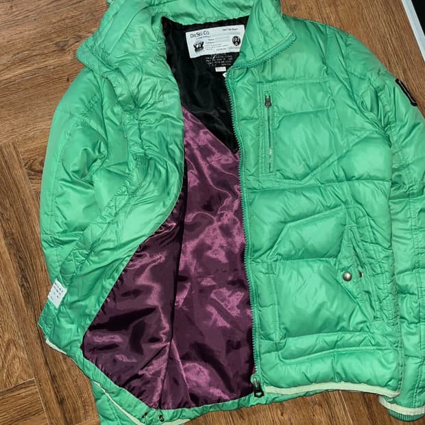 Diesel 디젤 민트 경량패딩