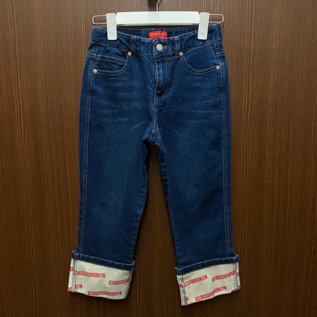 아이스비스킷 데님 바지 130