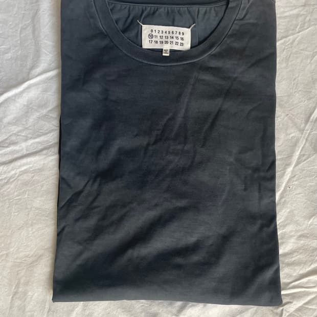 48) 메종 마르지엘라 가먼트다잉 티셔츠