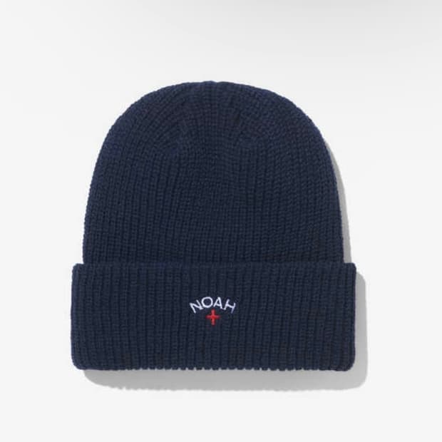 노아 코어 로고 비니 네이비 noah