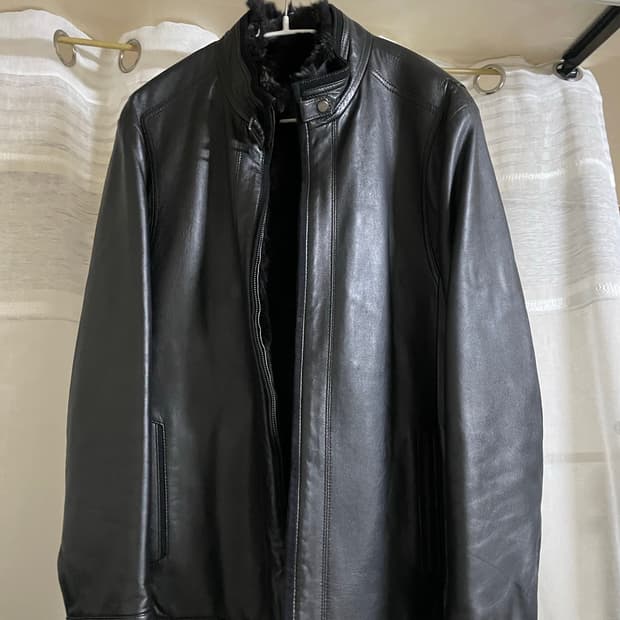 양가죽 빈티지 자켓