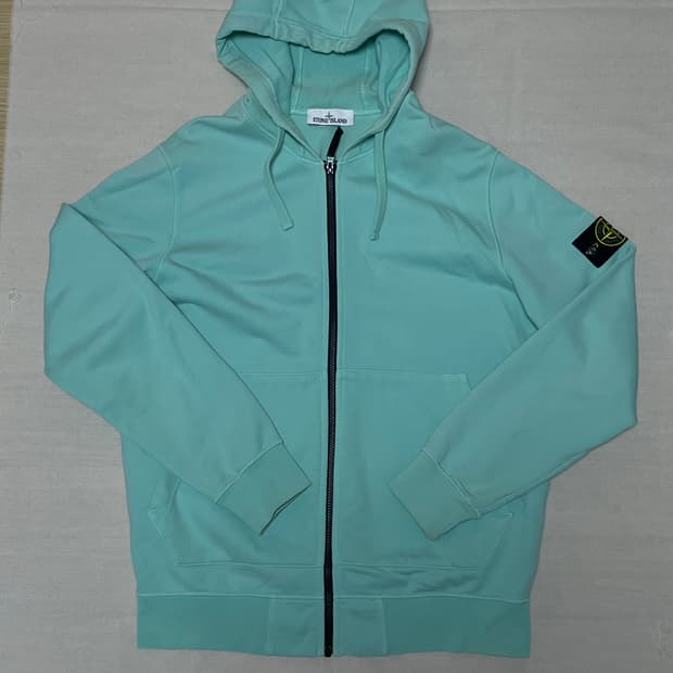 스톤아일랜드 후드집업 민트 [XL]