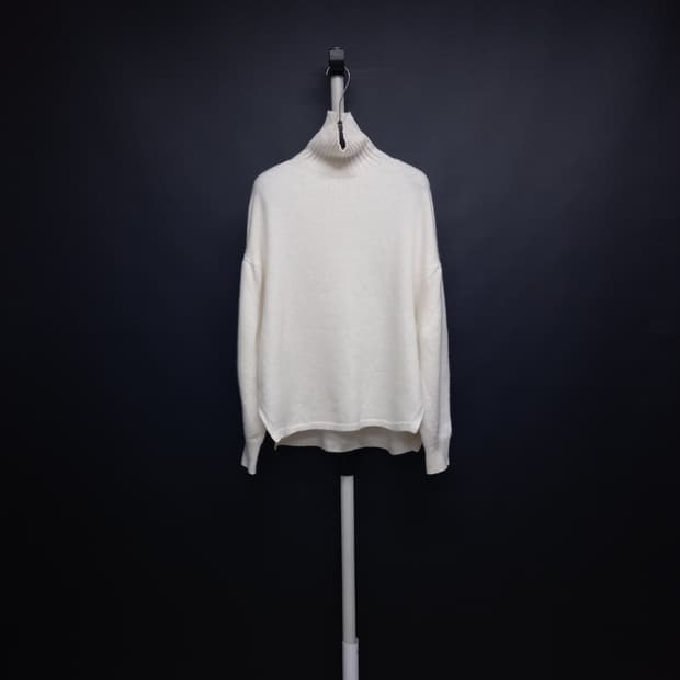 새 모어서울 (몸빼) 춘추동 울 하프넥 풀오버 니트 F