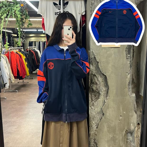 나이키 맨유 투웨이 트랙탑 져지 블루 XL #csz1866