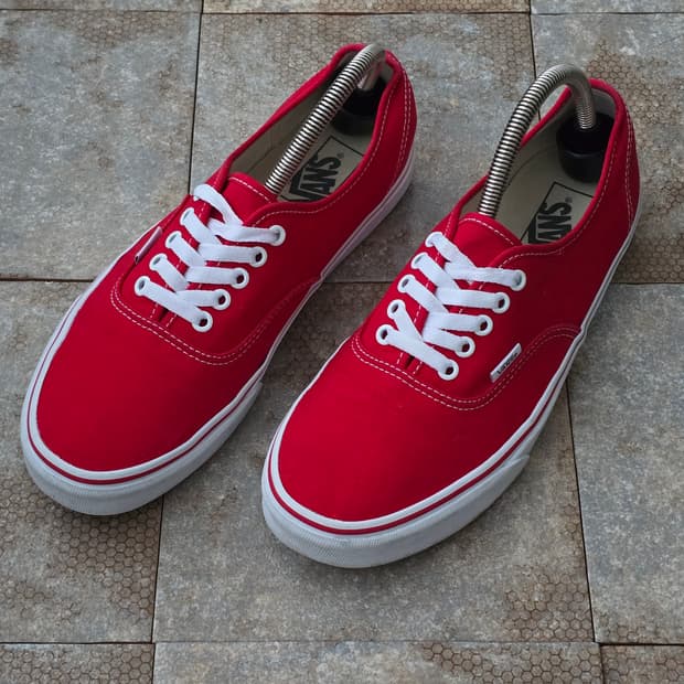 (280)반스 어센틱 레드