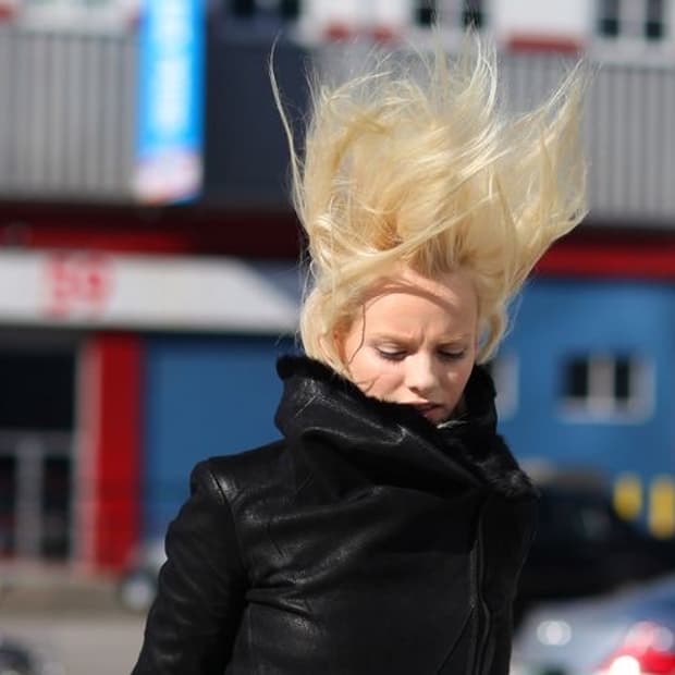 헬무트랭 래빗 퍼 가죽 무스탕 자켓