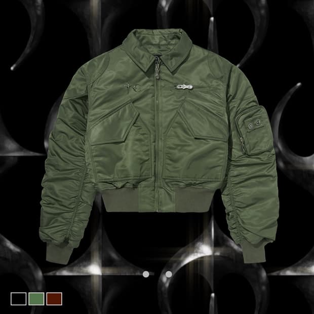 떠그클럽 윙리스 버드 봄버 카키 -2size- 미착용 새상품