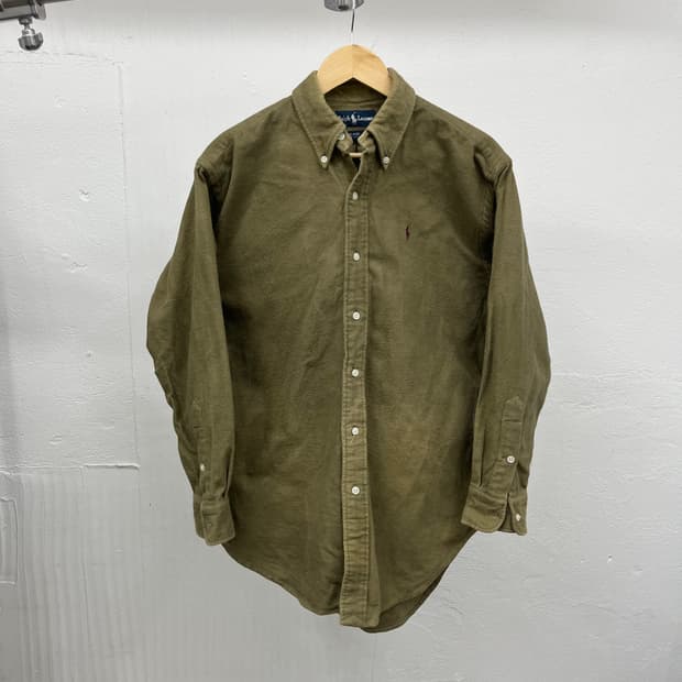 L) POLO  SUNFADED COTTON SHIRT