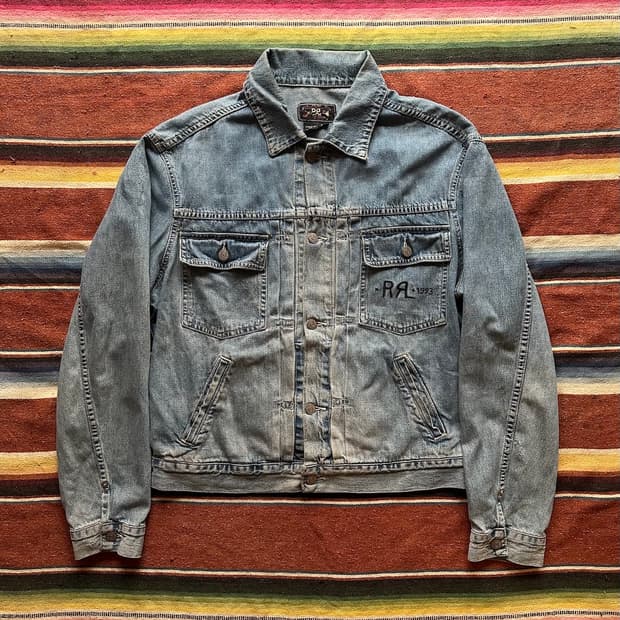 90s USA 빈티지 더블알엘 RRL 2세대 데님 자켓