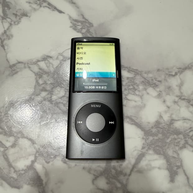 애플 아이팟 나노 4세대 스페이스그레이