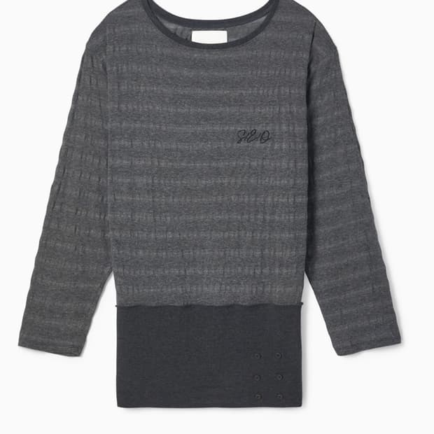 Seo 에스이오 RIBBED HEM OFF-SHOULDER TOP로우클래