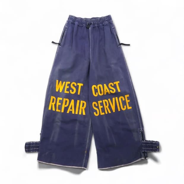 캐피탈 데님 리페어 팬츠 NAVY (Size 4)