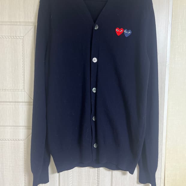 꼼데가르송 더블와펜 가디건