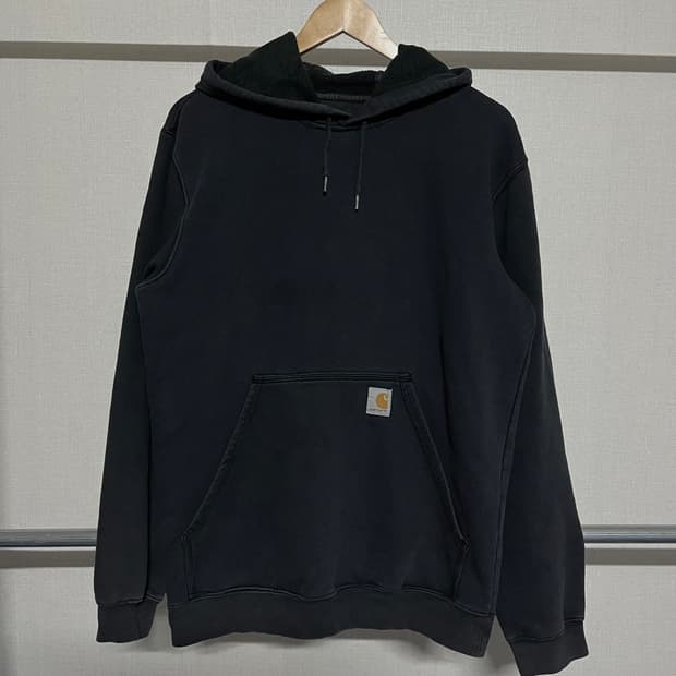 칼하트 블랙 후드티 L
