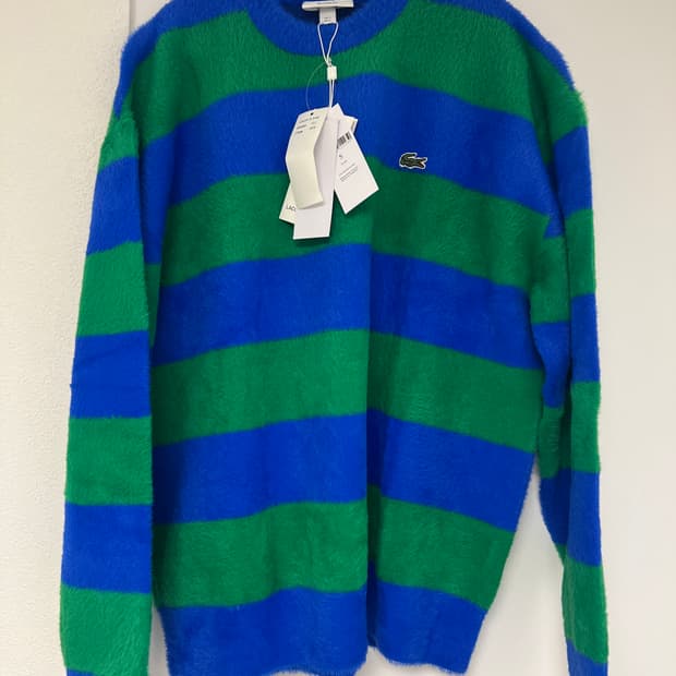 라코스테 스트라이프 풀오버 니트 새상품