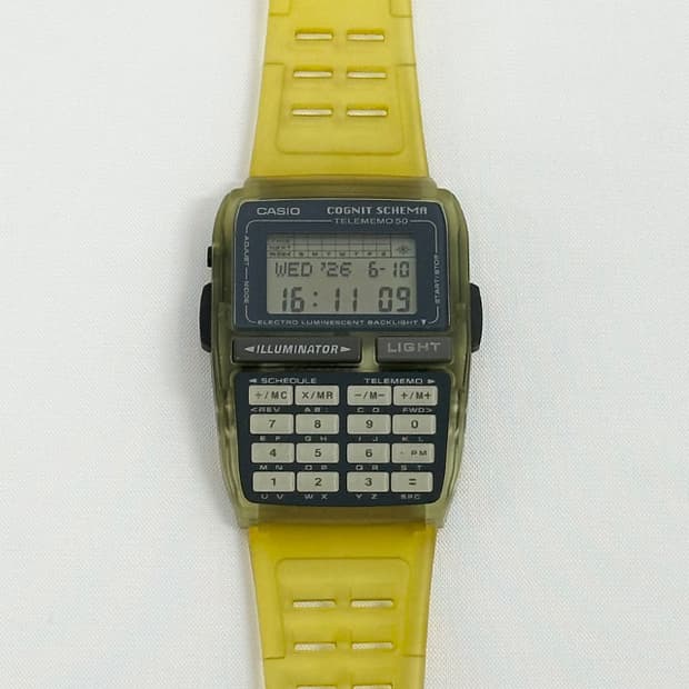 카시오 90s DBC-63 데이터뱅크 빈티지 손목시계 민트급