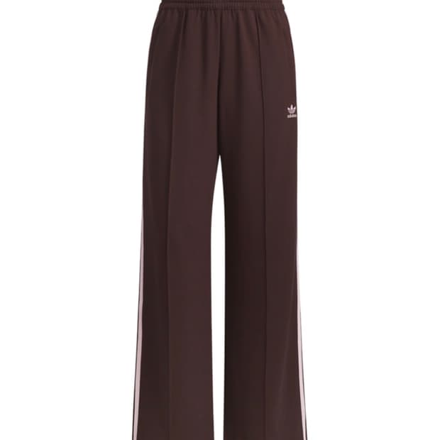 아디다스 프리미엄 오리지널 트랙 팬츠 쉐도우 브라운 클리어 핑크 