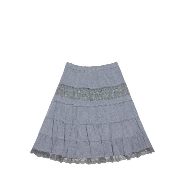 콜로신스 TALE MIDI SKIRT MELANGE 스커트