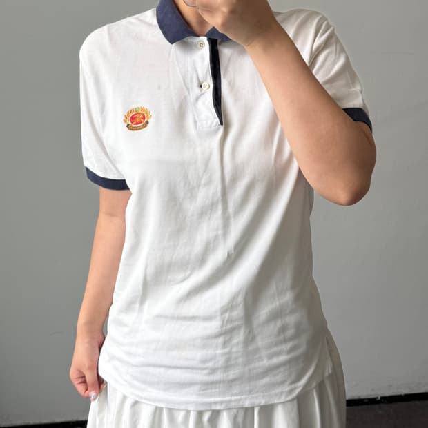 [L] 버버리 카라 반팔티