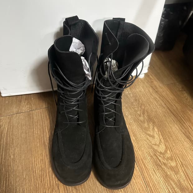 스튜디오테이블 스웨이드 부츠 워커 블랙 250 사이즈 