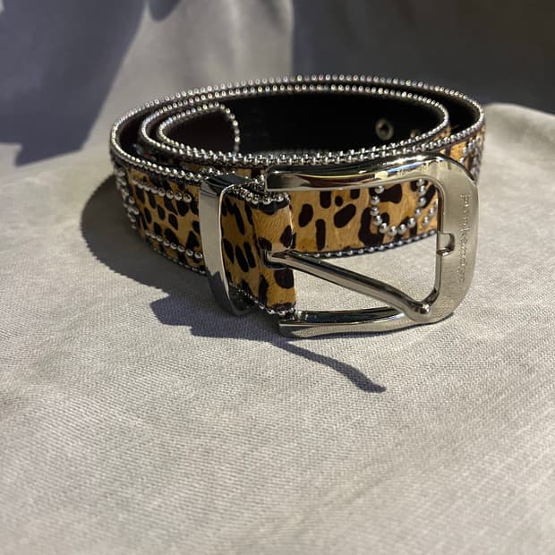 Punkandyo 레오파드 벨트