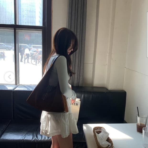 (새상품) 레이지샵 스웨이드백