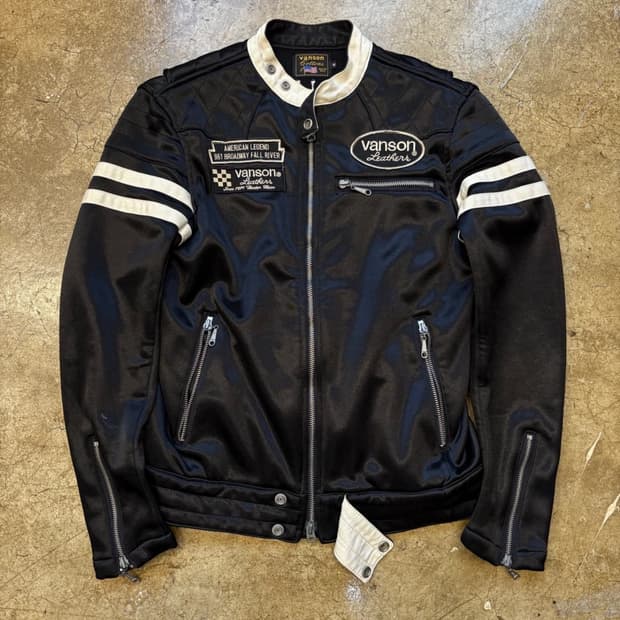 밴슨 vanson 레이싱 재킷