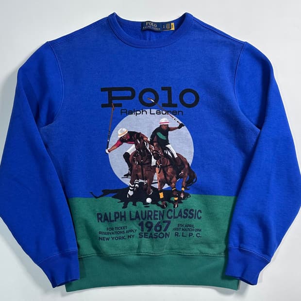 폴로 랄프로렌 프린팅 맨투맨  