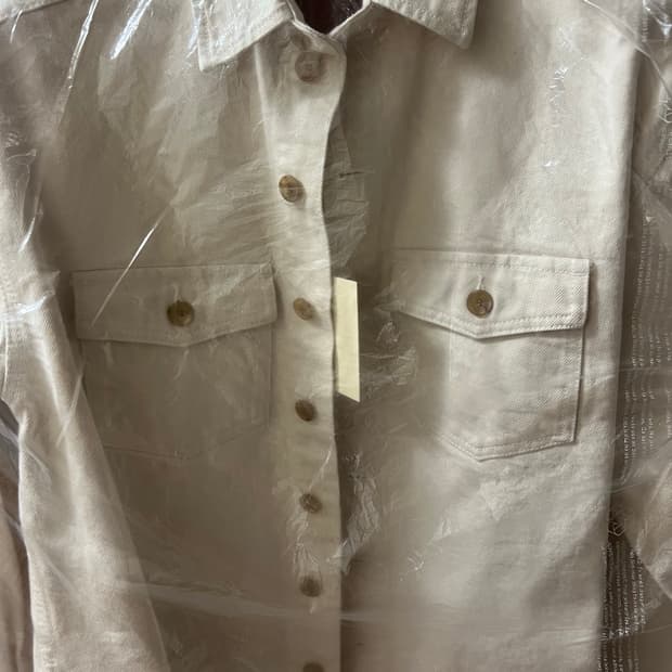 렉토 오프화이트 셔츠 자켓 S