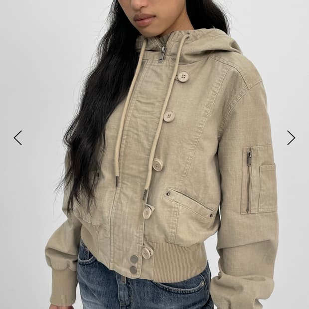 블랙업 26ss 젠쥬 코튼 워싱 후드점퍼