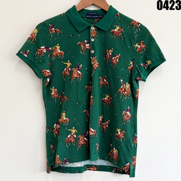 랄프로렌 더 스키니 폴로 반팔 카라티 L 0423