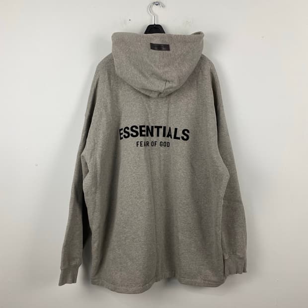 피어오브갓 에센셜 빅로고 릴렉스드 후드티 L