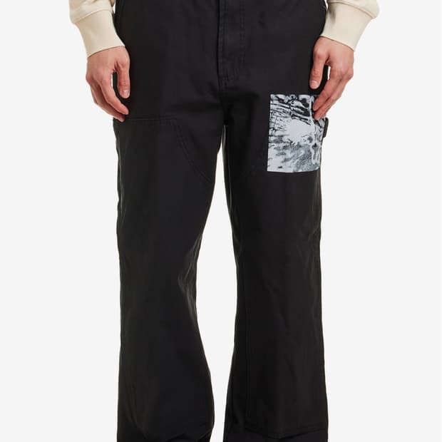 오베이 카펜터 팬츠 블랙 