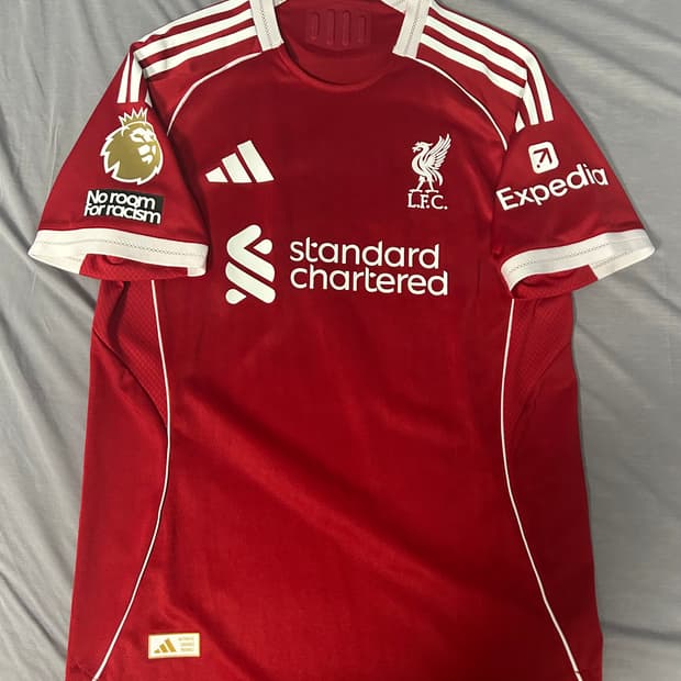 25/26 리버풀 홈 어센틱 유니폼